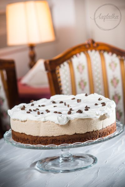 Kávé mousse torta