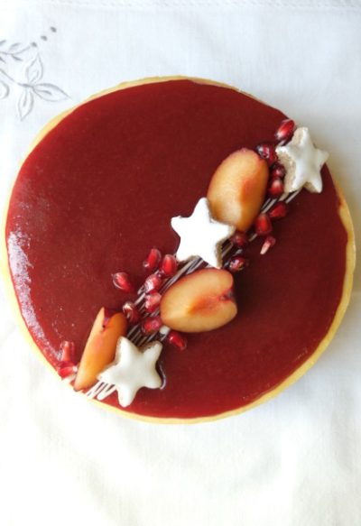 Fűszeres szilvás sajttorta