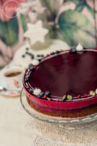 Áfonya mousse torta